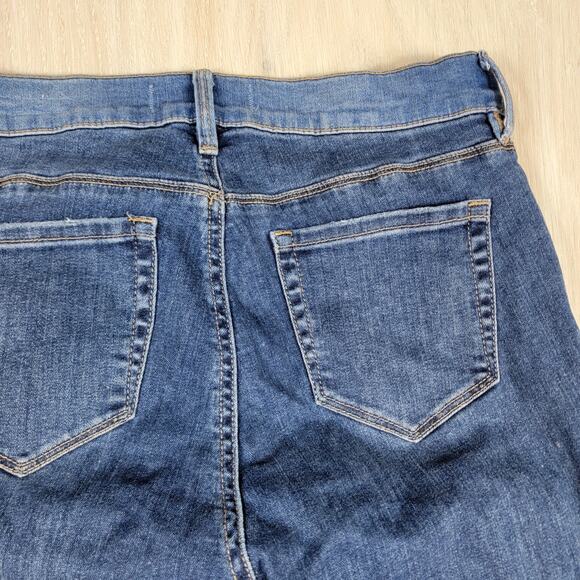 PACSUN Two Tone Denim High Rise Ankle Jegging Skinny Jeans Size 25 - Picture 9 of 14